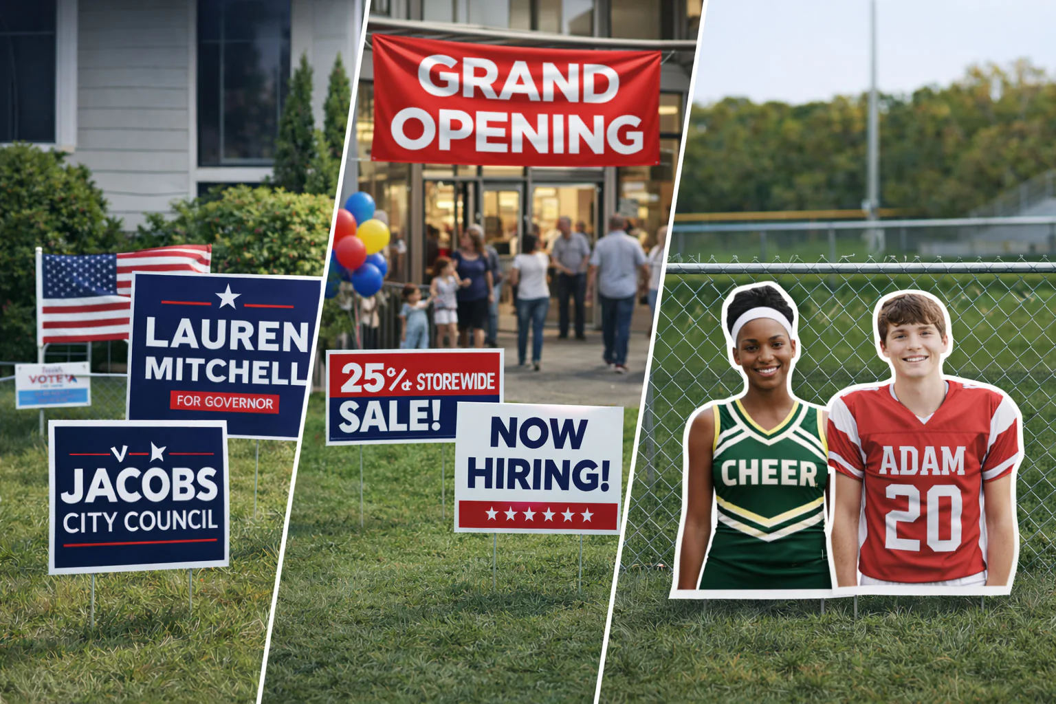 Your Custom Message, Made Big